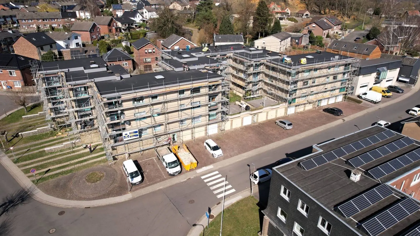 Échafaudage chantier